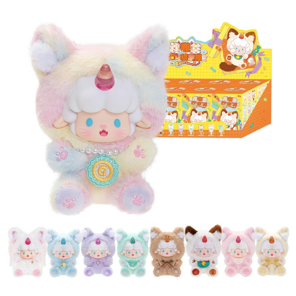 TOP TOY Gyun Gyun Ram Candy House Плюшевая Серия Коробка Гачапон Фигурка Сюрприз Пластиковая Модель Премиальная Игрушка из Мягкого Винила Оригинальный Персонаж Рождественский Подарок
