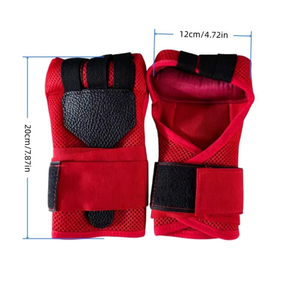 Quick Strap Muay Thai Gloves Half Finger Boxing Training Gloves Workout Boxing Gloves Gym Home