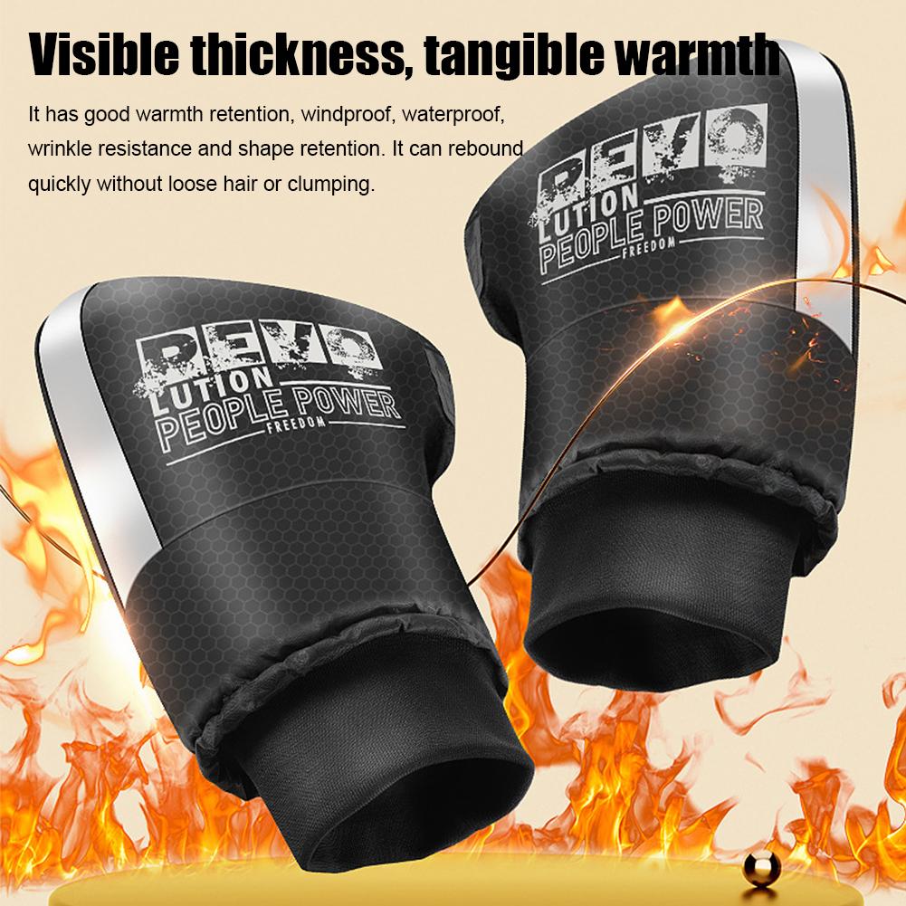 1 пара муфт для руля мотоцикла, зимнее снаряжение, рукавицы, теплые перчатки, водонепроницаемые наручники, чехлы для ручек велосипеда, утеплители