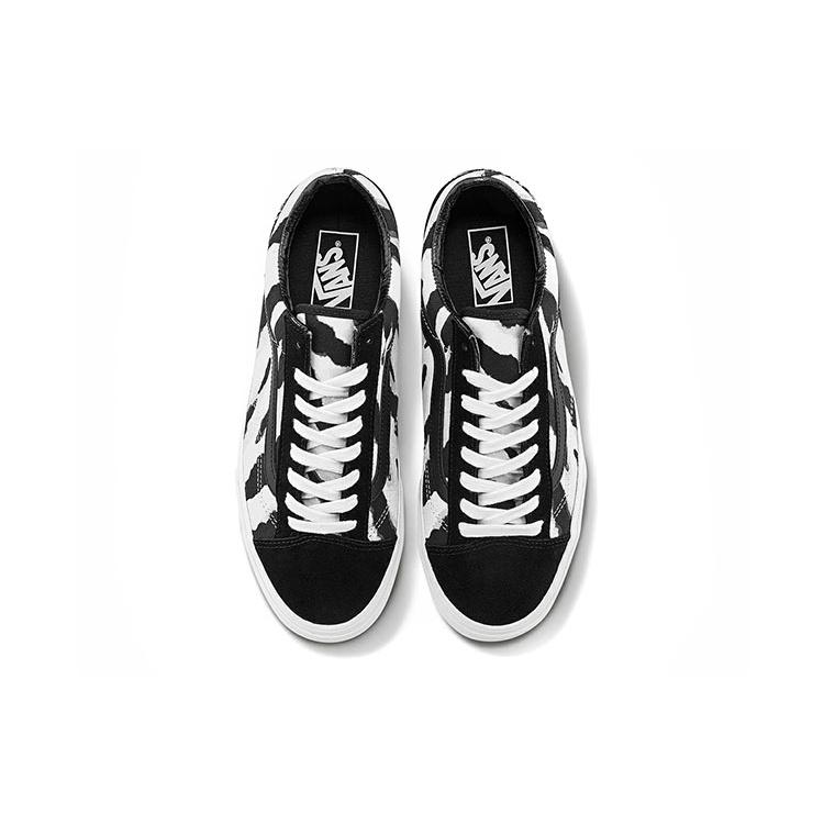 Vans Унисекс Кеды Style 36 Низкие Черный/Белый Мужские VN0A3DZ3WHT