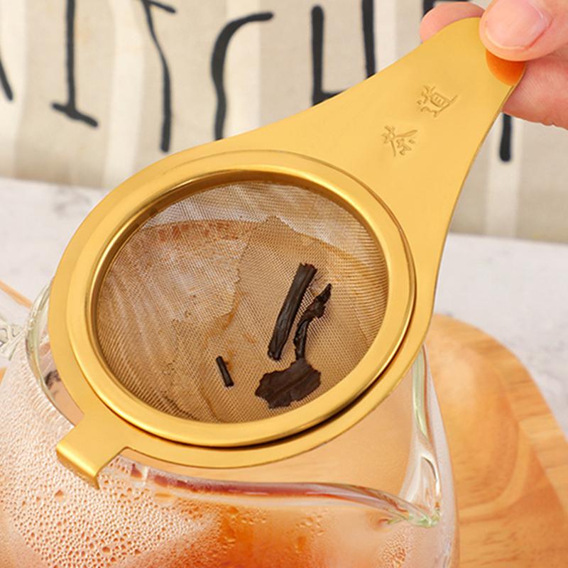 Набор ситечек для чая из нержавеющей стали 304, японский чайный фильтр, ситечко для листьев и специй, кухонные принадлежности