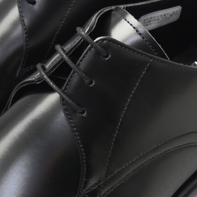 Kenford KP26 Genuine Leather Business Shoes, Plain Toe, Made by Regal, Men's, Black, Size 25.5cm