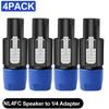 Xiaomi NL4FC Twist Lock 4 Pole Speaker Plug Connector Adapter Compatible for NL4FX NLT4X NL2FC for Amplifier Speaker Interconnect
