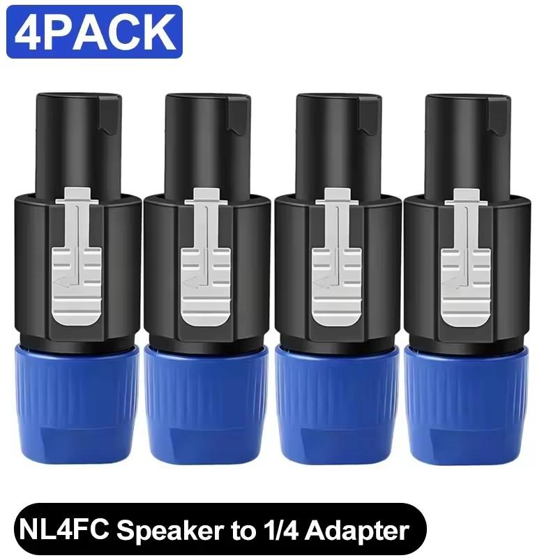 Xiaomi NL4FC Twist Lock 4 Pole Speaker Plug Connector Adapter Compatible for NL4FX NLT4X NL2FC for Amplifier Speaker Interconnect