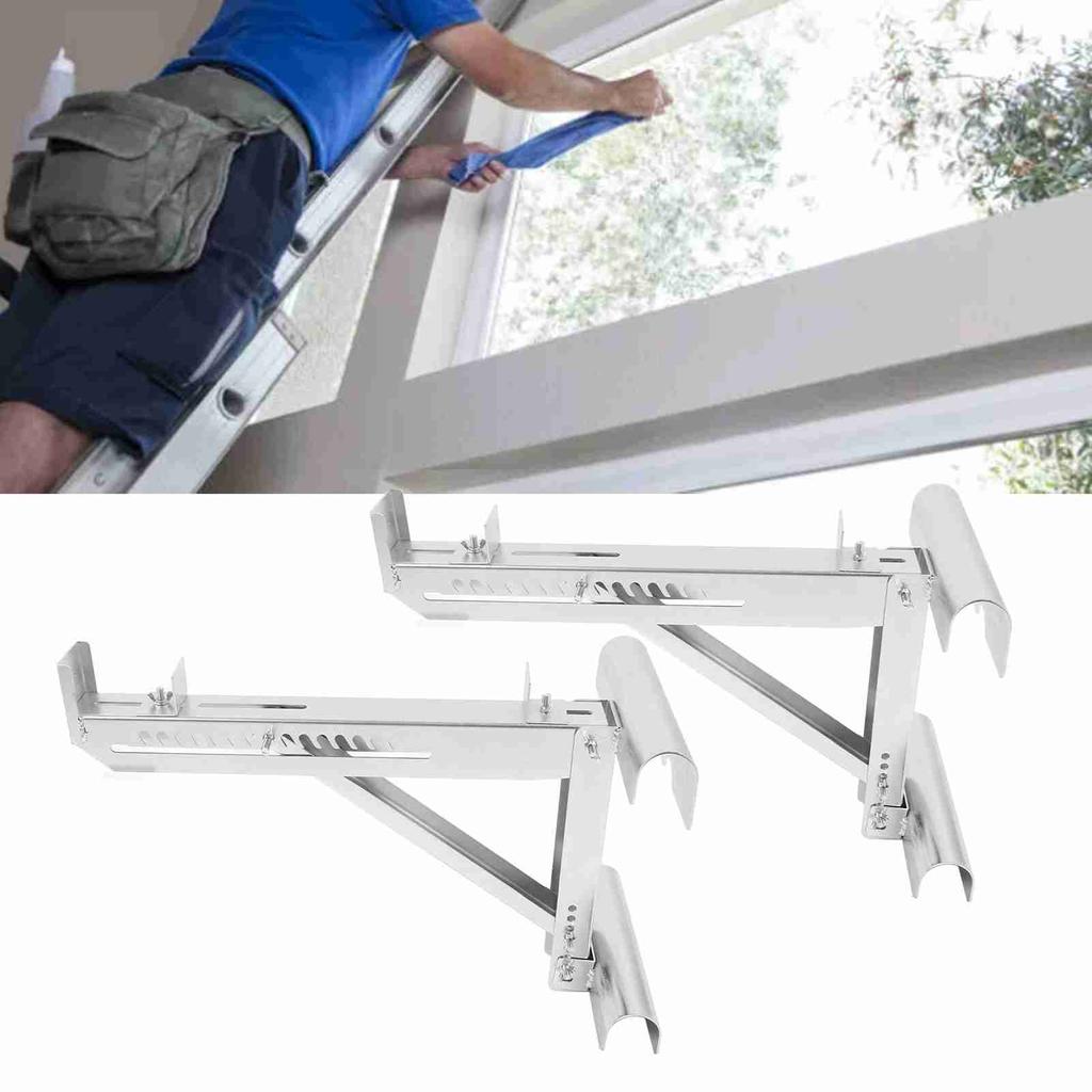 2 шт. Лестничные домкраты, регулируемый стабилизатор, штатив, несущий кронштейн, комплект из легированной стали для лестницы