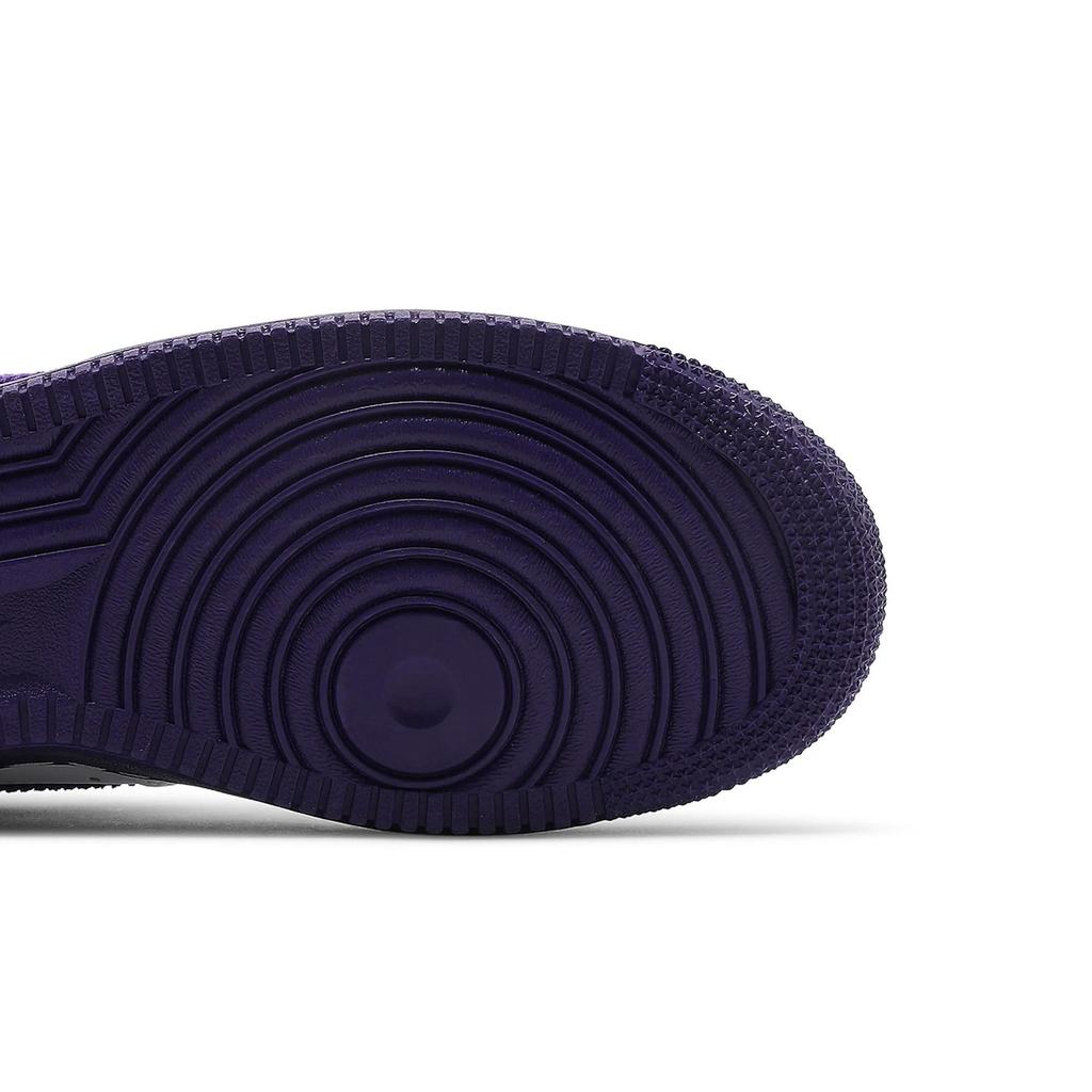 Nike Air Force 1 '07 LV8 EMB 'White Court Purple' (Unisex) White / White / Court Purple / Court Purple Skate Shoes DB0264 100