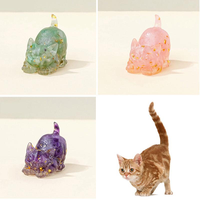 Кошка Традиционное Настольное Украшение Домашние Аксессуары Чайный Питомец Коллекция Скульптура Ремесла
