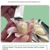 Stainless Steel Garlic Peeler Set Time Saving Peeling 5/10Pcs Reusable Kitchen Gadget for Thanksgiving Cooking Prep