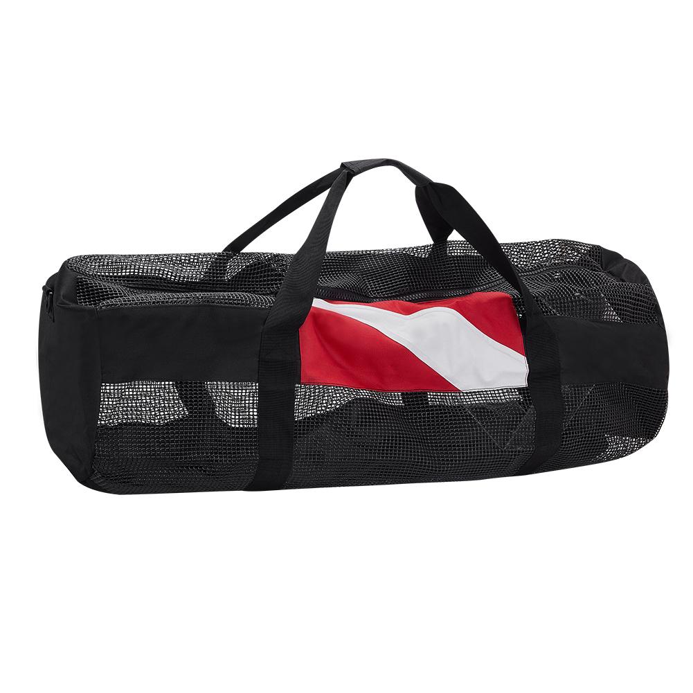 Portable Scuba Diving Mesh Tote Extra Large Fitness Luggage Bag with Adjustable Shoulder Strap Snorkeling Gear Organizer