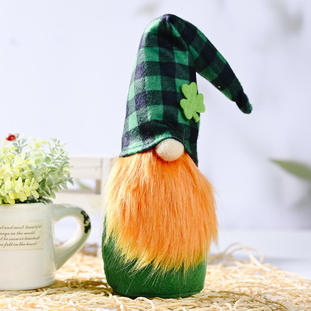 Irish Festival Face Doll Decorations Rudolph Doll Ornament