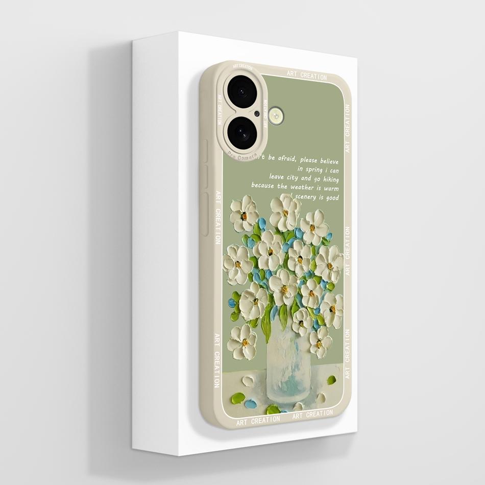 Cute Panda Case For iPhone 16 /16Plus/16Pro/16ProMax iPhone16+ Back Cover Sof Liquid Silicone Full Protection Bumper Funda Coque
