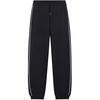 Li Ning Sports Fashion Series Loose Comfortable Fleece Casual Pants Men Bottoms Black YKLU327-1