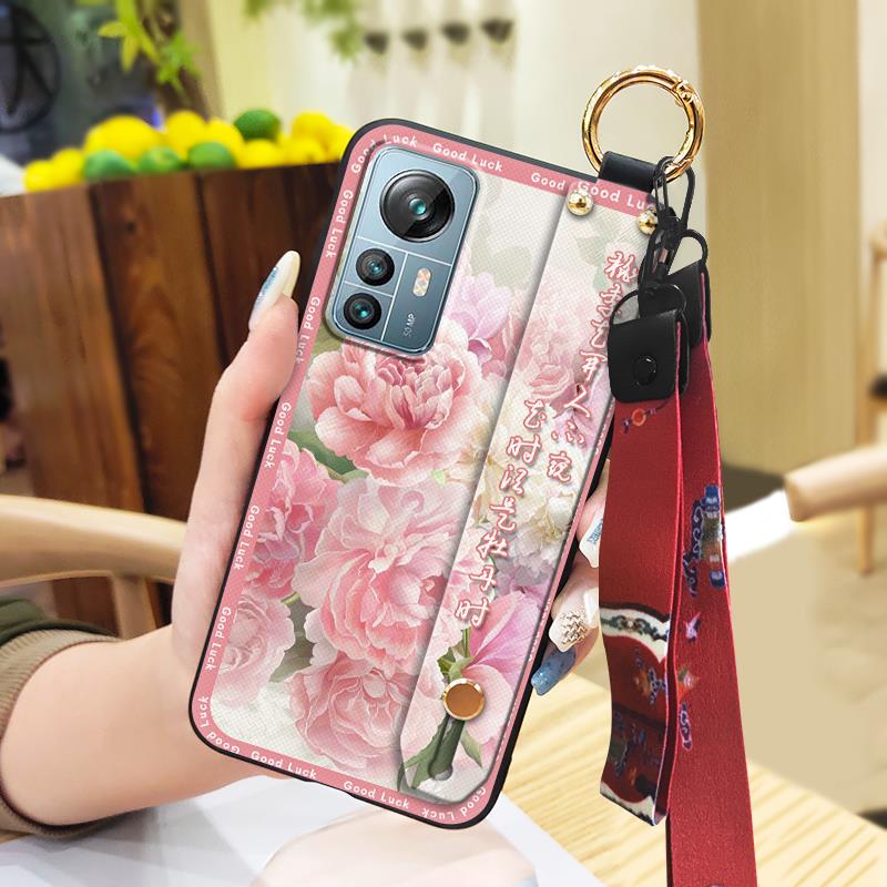 Kickstand Protective Phone Case For Blackview A85 Wrist Strap Dirt-resistant Soft case Back Cover Phone Holder Anti-dust