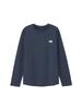 The North Face One Point Logo Urban Long Size L Tee, Navy, Sleeve,