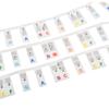 Dreld Piano Sticker 88 Key Keyboard Sticker Keyboard Sticker Silicone Sheet for Beginners Piano Note Guide for Practice Musical Note Guide Easy To
