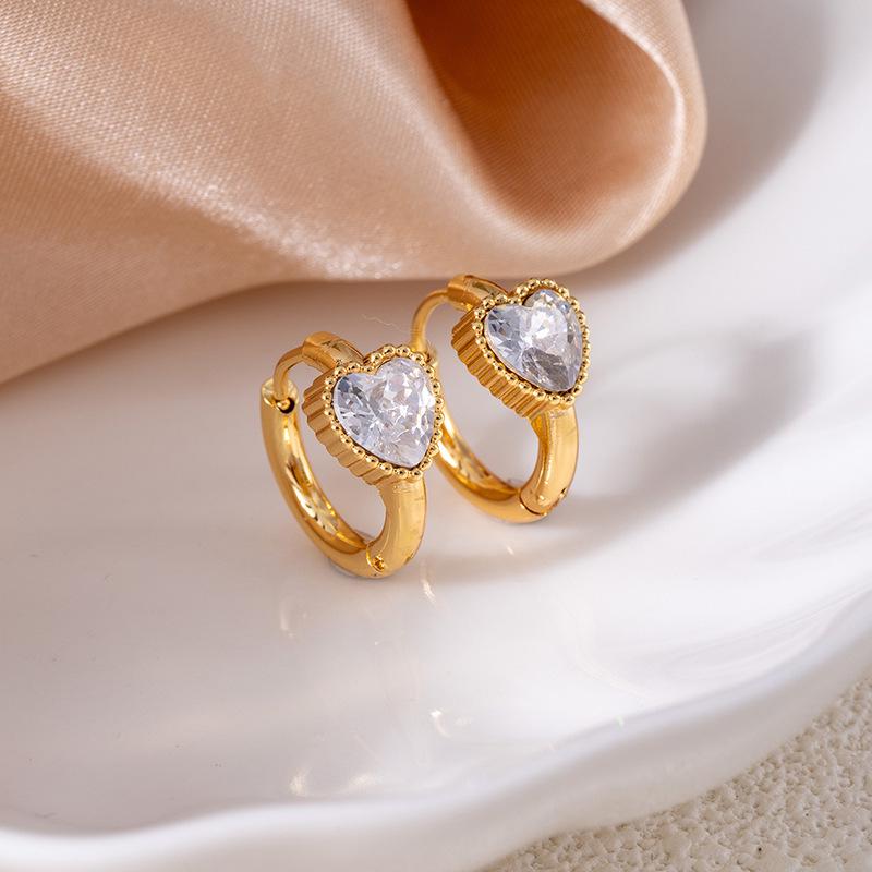 Высококачественные серьги-звезды из нержавеющей стали с винтажными изумрудами и цирконами