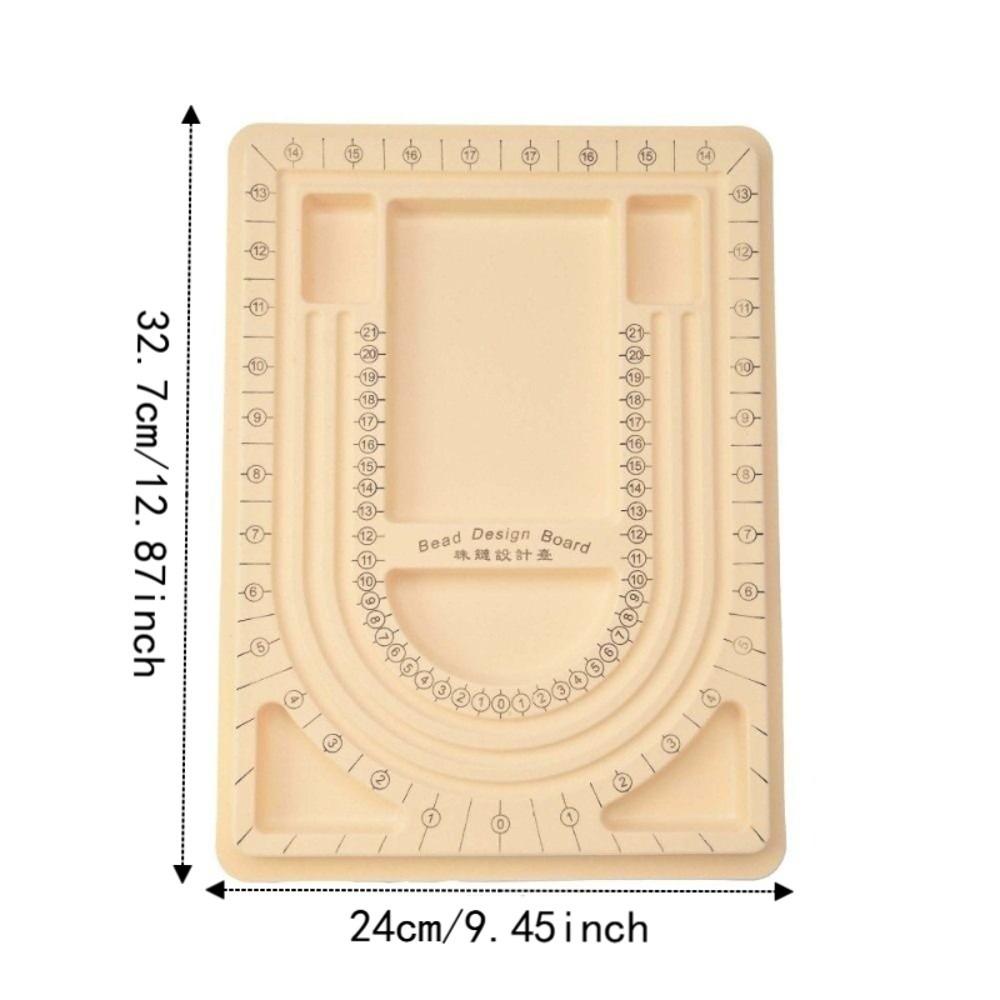 Design Board Bracelet Necklace Tray Handmade Jewelry Making Measuring Tools For DIY