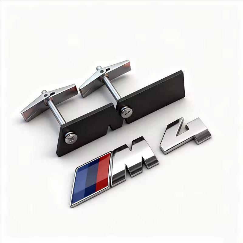CTCE1 3D ABS/Metal Car Styling Front Grille Badge Emblem Accessory For BMW M E46 E90 E60 F30 F10 E39 E36 F20 G30 G20 E87 E92 E91 E30