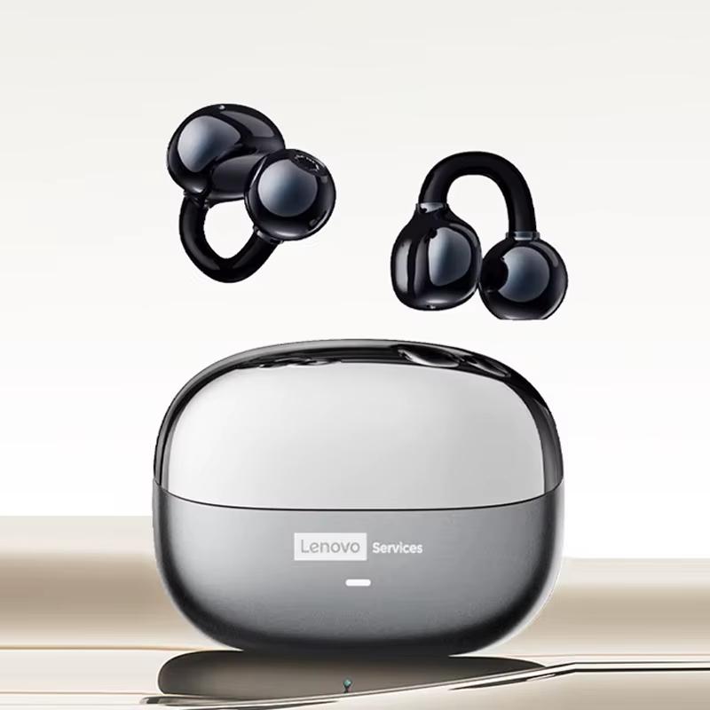 Choice Lenovo LE302 OWS Ear Clip Wireless Earphones Low Latency HD Call Bluetooth Headphones HiFi Music Sport Fashion Earbuds