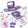 Opard Girls Makeup Set 72 Pieces Present Birthday 3 4 5 6 7 8 9 10 Years Old Play Set Kids Cosmetics Makeup Set Girls Dresser Removable Eye Shadow