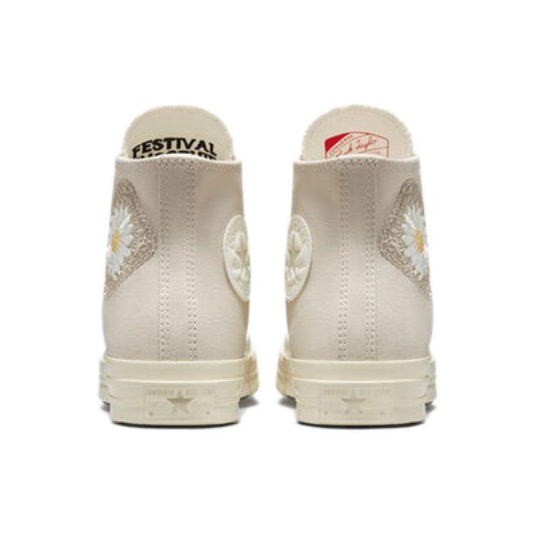 Converse Кроссовки унисекс Chuck 70 High Festival Florals Кремовые Desert-Sand Egret A03519C