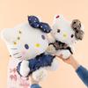Милая Плюшевая Игрушка Hello Kitty Цветочное Платье Звезды Мягкая Подушка Подушка на Диван Декор Комнаты Спутник для Сна Кукла для Комфорта Праздничный Подарок