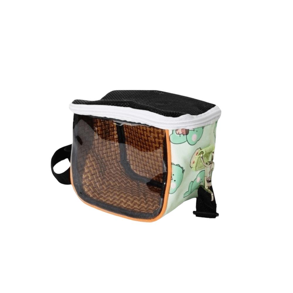 Breathable Pet Travel Bag Cooling Lizard Outdoor Bag Lightweight Hamster Carrying Pouch Vet Visit