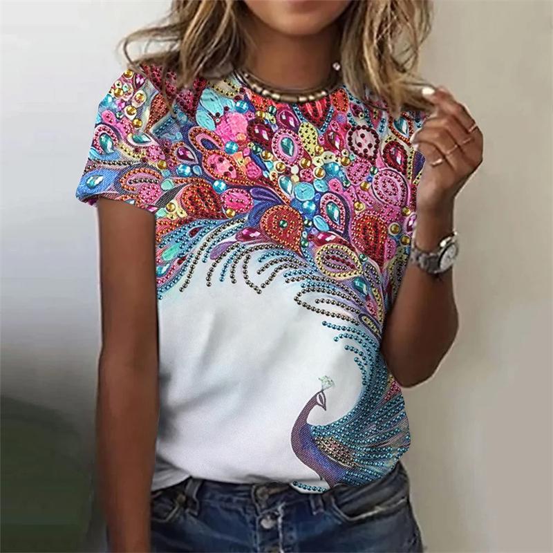 Женские футболки с граффити-артом, модный принт, короткие рукава, футболки с круглым вырезом, женская летняя свободная одежда в стиле Харадзюку