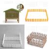 Pvc Animal Habitat Fencing Model For Diy Farm Scene And Model Collectors
