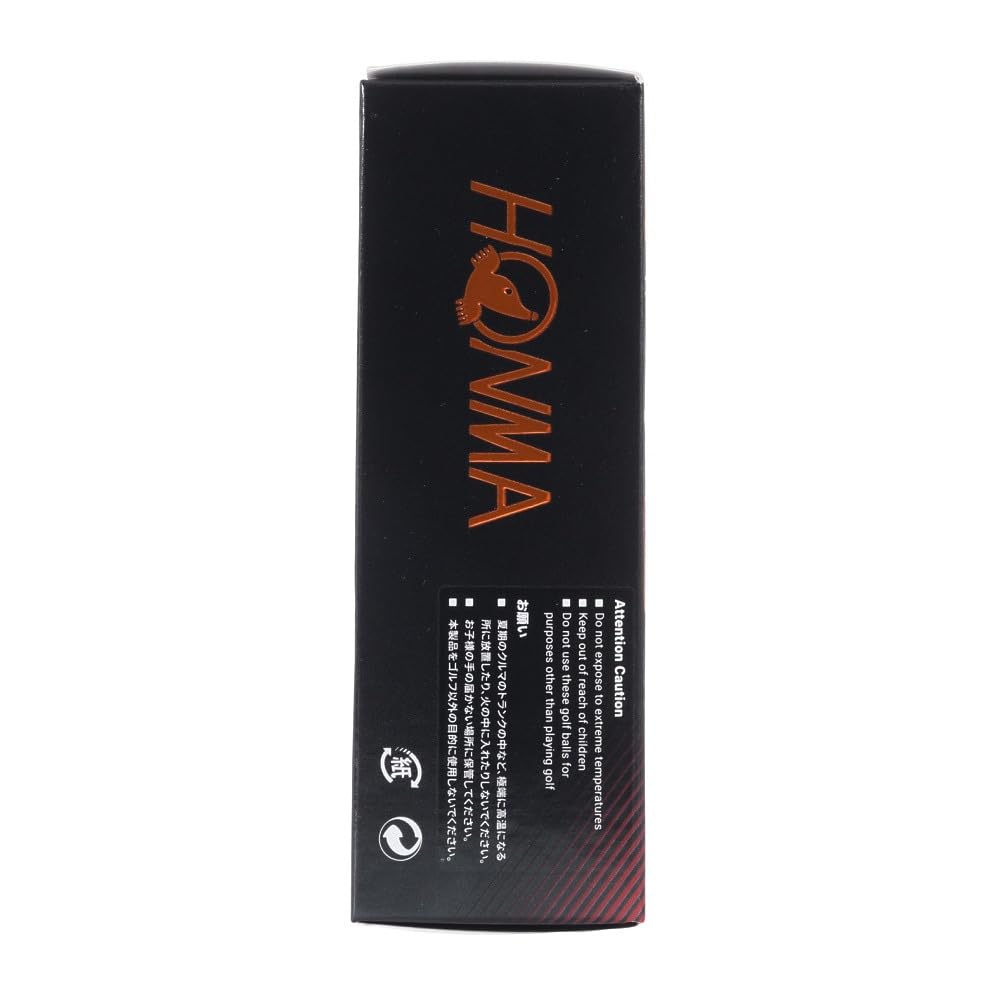 Honma и 2021 Golf 1 дюжина Белые и Tour TOUR TW-X TW-S Мячи, (12 Шариков), Желтый, 3-Piece, Стиль, Вращение, Дистанция, WORLD, Honma/TW-X_2021/Белый