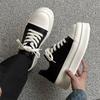 Couple Platform Big Head Canvas Shoes Men's Niche American High Street Board Shoes Versatile Commuter Casual Shoes 18454-J