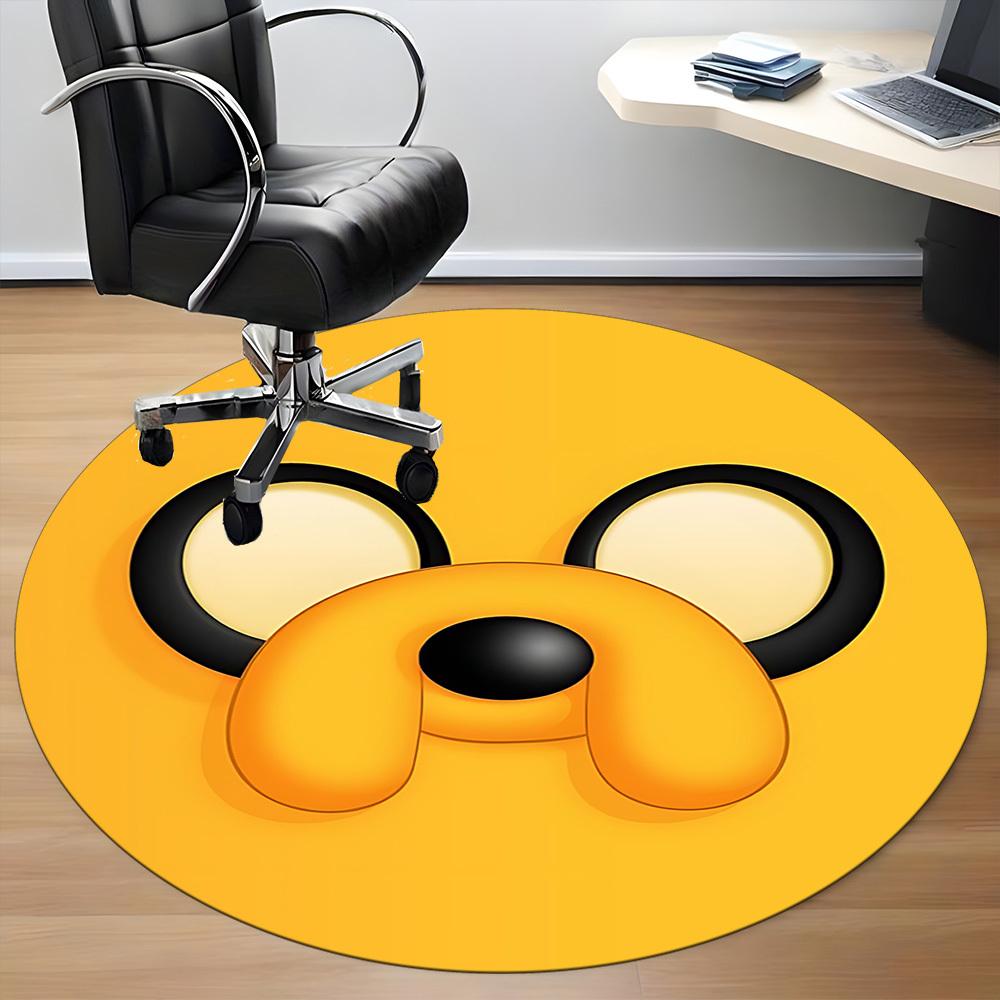 1 шт. Время приключений Джейк Собака Офисный Круглый Ковер, Под Офисные Стулья Спальня Гостиная Домашний Декор a1022306