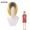 Anime Haikyuu!! Nekoma Kenma Kozume Short Wig Cosplay Costume Heat Resistant Synthetic Hair Haikiyu Men Wigs
