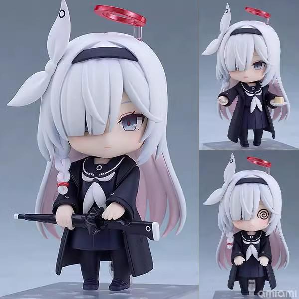 Q Version Anime Girl Figure: Cute, Beautiful, Replaceable Face Toy Ornament - Ideal Birthday Gift