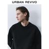 UR Men's 2025 Spring Solid Color Pullover Round Neck Sweatshirt