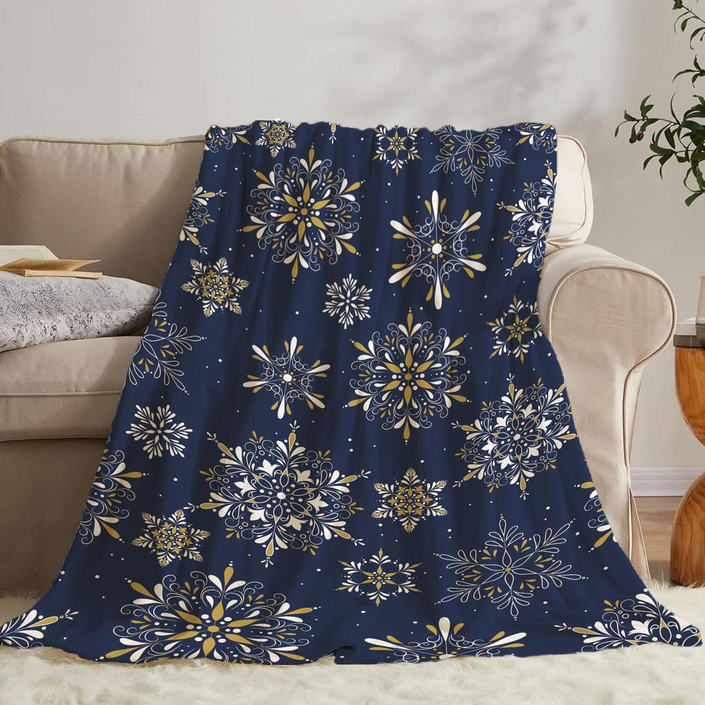 Рождественский креативный плед из фланели с принтом, супермягкий, уютный, для дивана, для сна, домашний плед, идеальный домашний подарок для нее