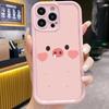Милый чехол для телефона с рисунком хрюшки со соплями, подходит для iPhone 17 16 15 14 13 12 11 Pro/Max/Plus, противоударная задняя крышка
