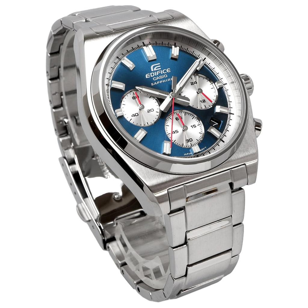 Часы CASIO EDIFICE Chronograph Chronograph Sapphire Glass Blue Overseas Model [Edifice] Мужские EFB-730D-2AV [Товар]