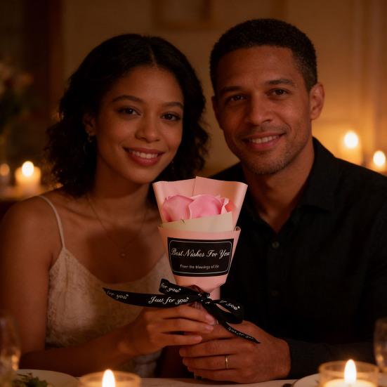 Мини букет из вечных роз Искусственный диффузор Мыльная роза Цветочный букет для мамы Женщинам на день рождения День святого Валентина Домашний декор для интерьера автомобиля