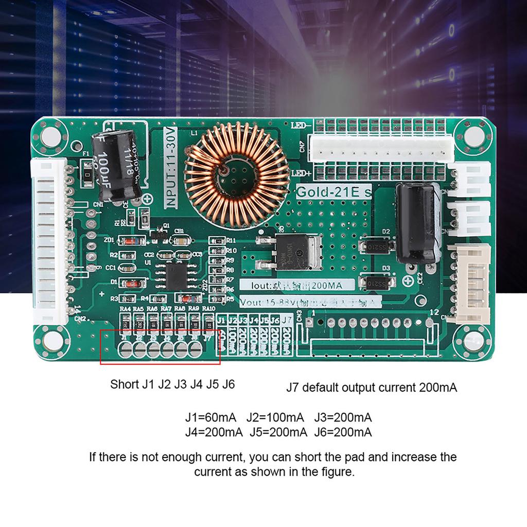 10‑48 Inch LED LCD TV Light Strap Backlight Driver Board DIY Kit 11‑30V Input