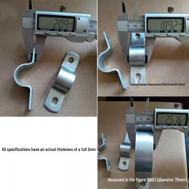Heavy-Duty U-Shaped Pipe Clamp