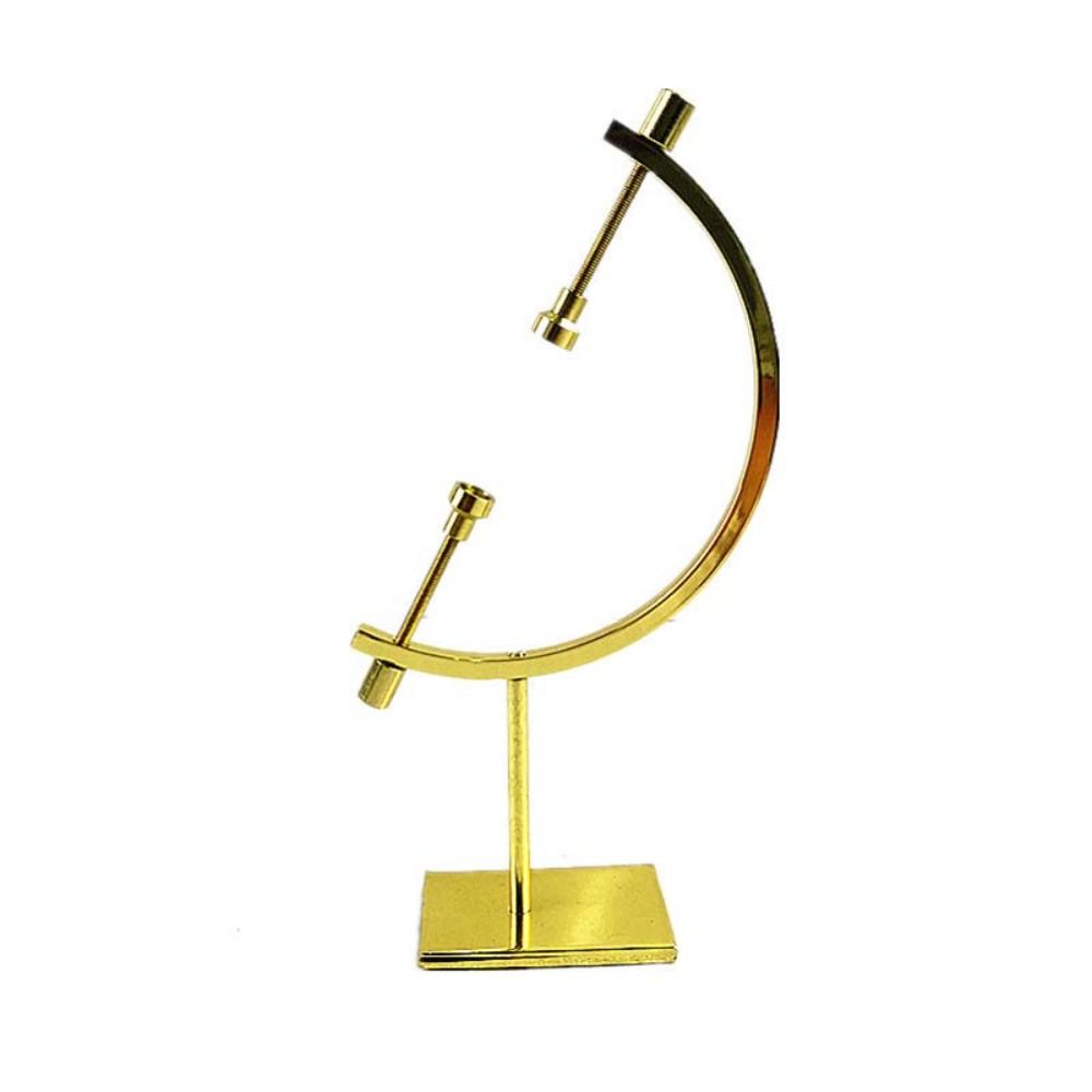 Gold Black Fixed Decorative Glass Ball Sphere Ornament Crystal Ball Base Home Decor Display Stand