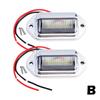 6 LED Car License Plate Tag Lights Lamps License Plate Lamp Assembly Super Bright Light For SUV Truck Trailer Van Tag 1/2pcs
