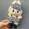 Labubu Doll Clothes: Skirt Suit for 17CM Plush or Vinyl, Fits One, Two, and Three Generations