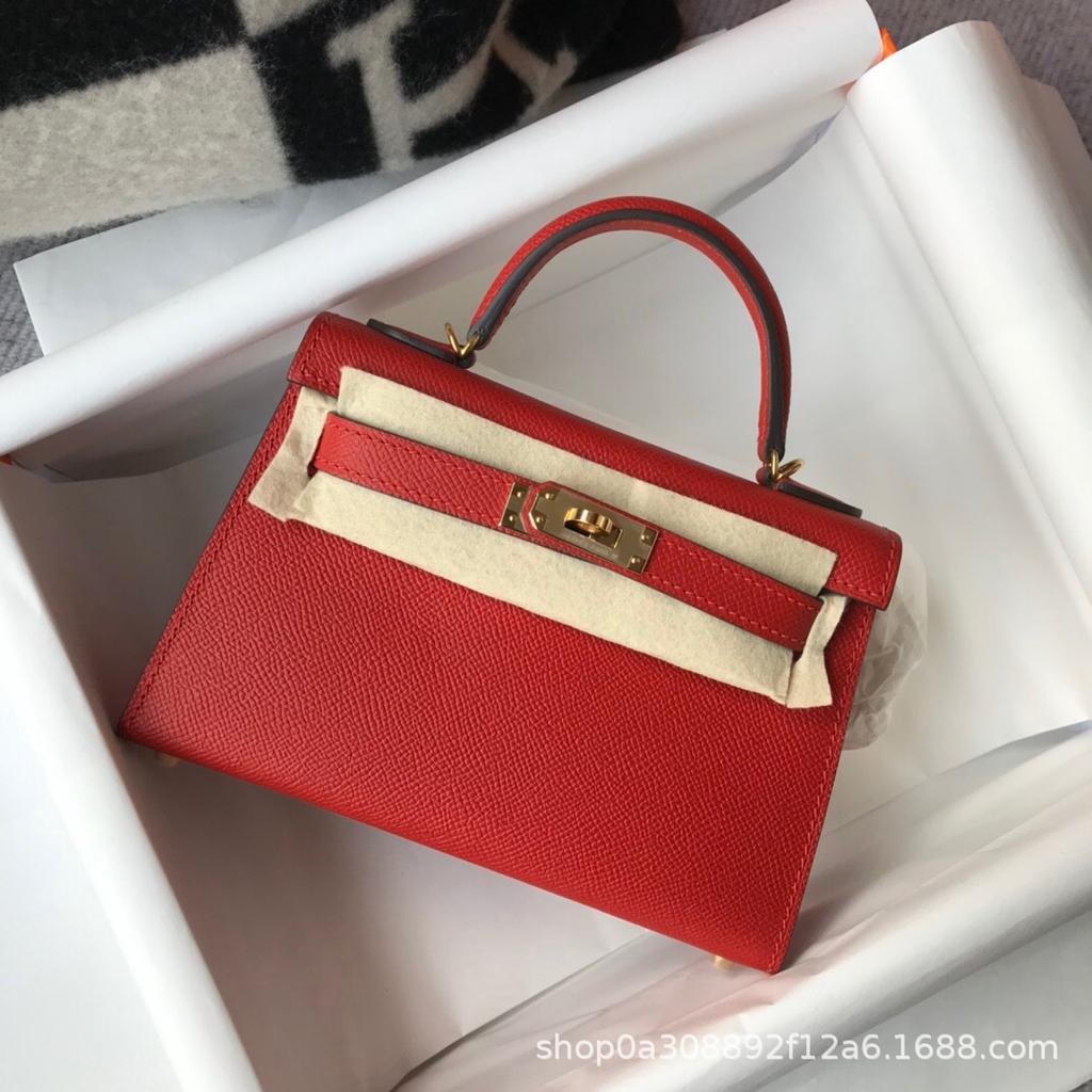 New Genuine Leather Second-generation Bag Mini Bag Palm Print Cowhide Single Shoulder Women's Crossbody Bag Classic Fashionable And Versatile