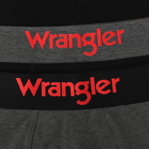 Wrangler Zestaw Bokserki Męskie 22055 Szary Bawełna 4 Pak