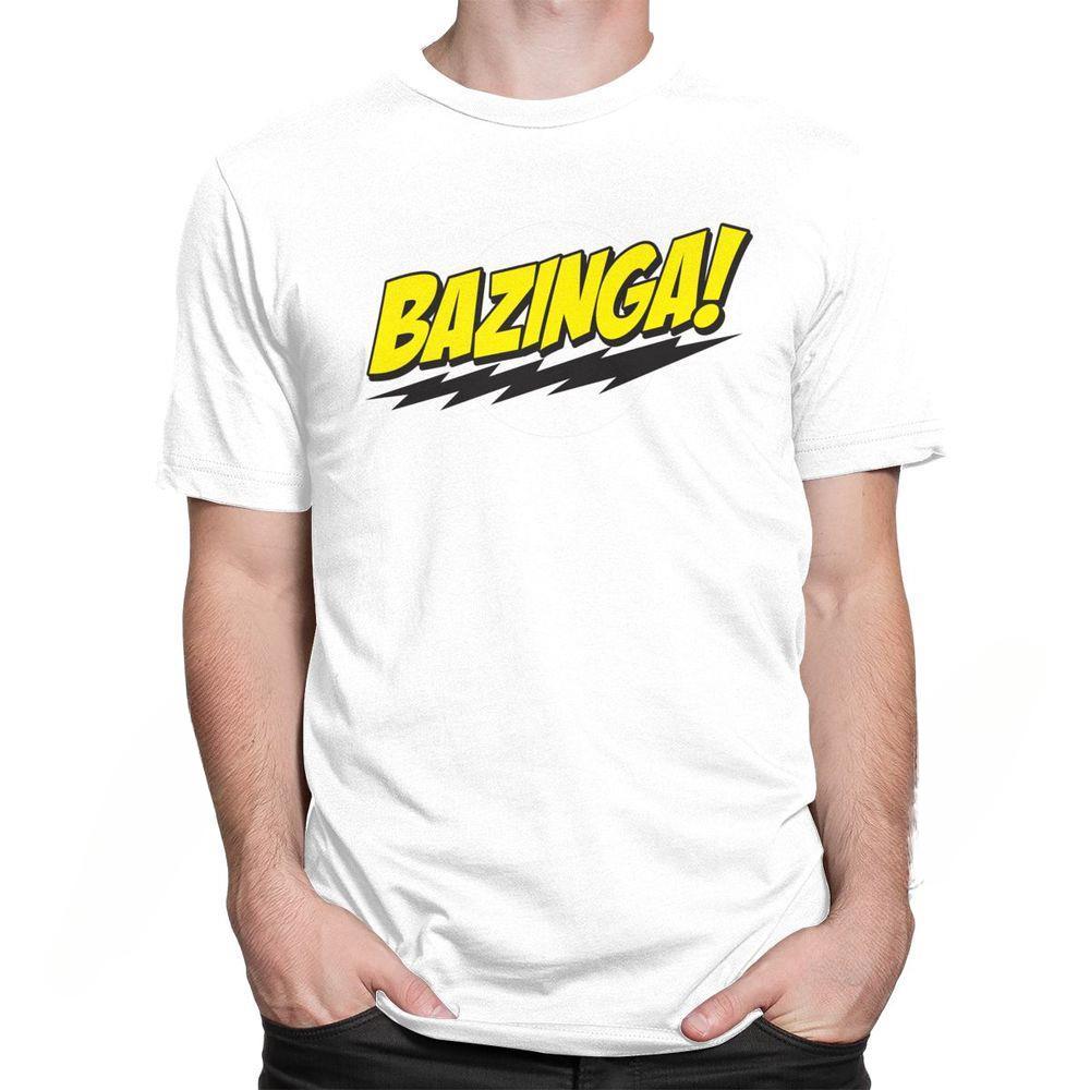 Футболка Bazinga The Big Bang Theory для мужчин, 100% хлопок, красивая футболка Sheldon Cooper, футболка Geek Tbbt, топы, мерч, подарок