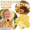 100Pcs Chocolate Bars Wrappers, 6in Gold Candy Bar Wrappers For Homemade Aluminum Foil Chocolate Wrappers Packaging For Wrapping Gifts