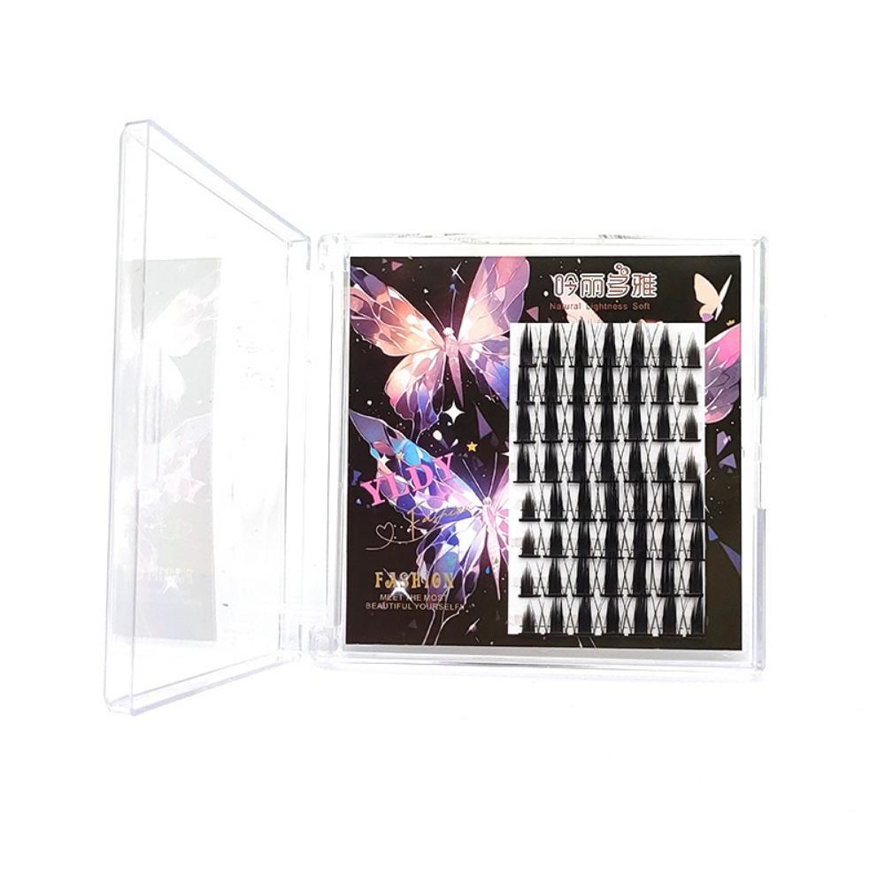 Накладные ресницы Sweetheart Devil, сегментированные фотогеничные ресницы с ощущением жизненной силы и ощущением чистого желания в стиле комиксов