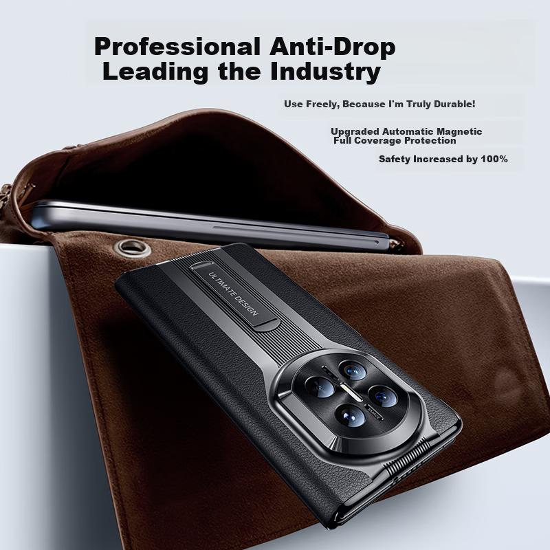 Leather Huawei Mate X7 Case Huawei X7 Collector Edition Protective Cover Foldable Screen Smart Flip Leather Case Full Coverage Drop-proof Ultra-thin